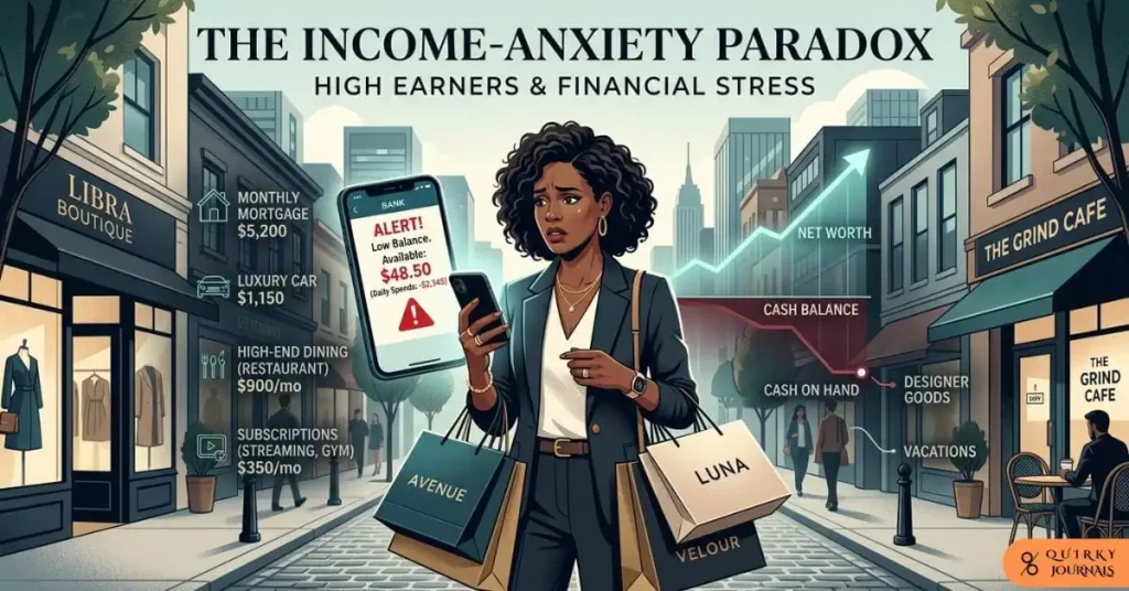 Discover why net worth matters more than income for financial calm, plus the habits high earners need to reduce money anxiety.